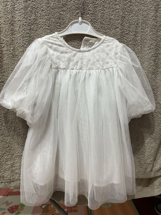 Біла дитяча сукня 90 р. (Підійде 86-92)