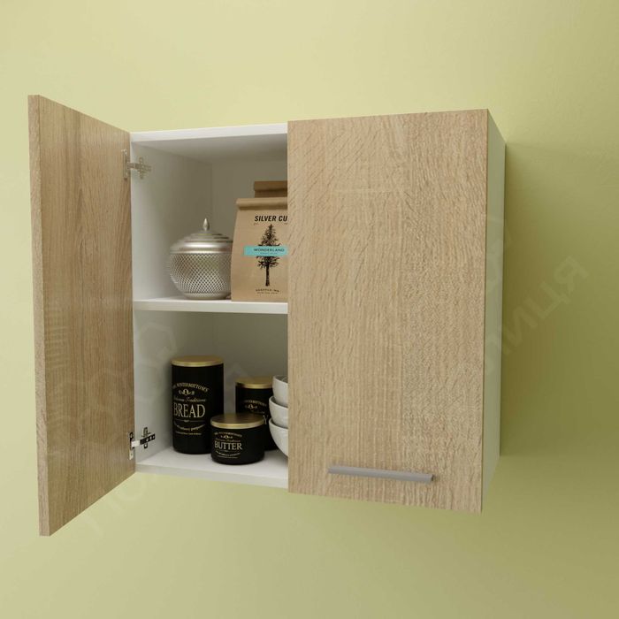 Шафа навісна 80, 60, 40. 30см Шафка з відкритою полицею у ванну