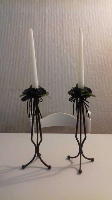 Castisais de ferro forjadoc´velas não mando á cobrança