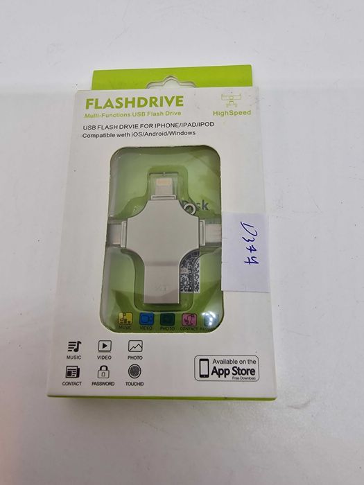Pendrive Do IPhone Android PC 4w1 64GB USB C Lightning