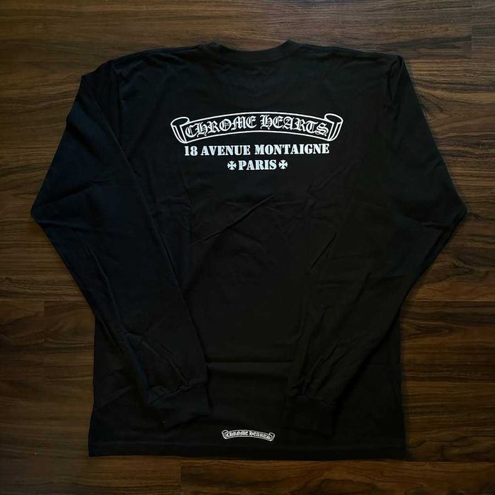 Лонг слив chrome hearts футболка chrome hearts