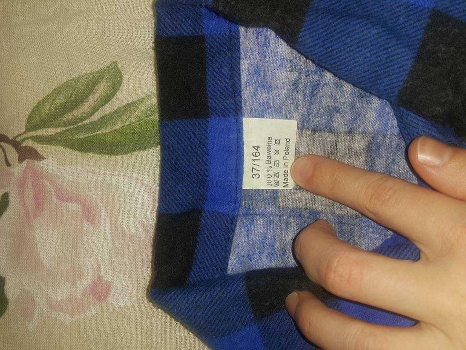 Flanelowa koszula w kratkę