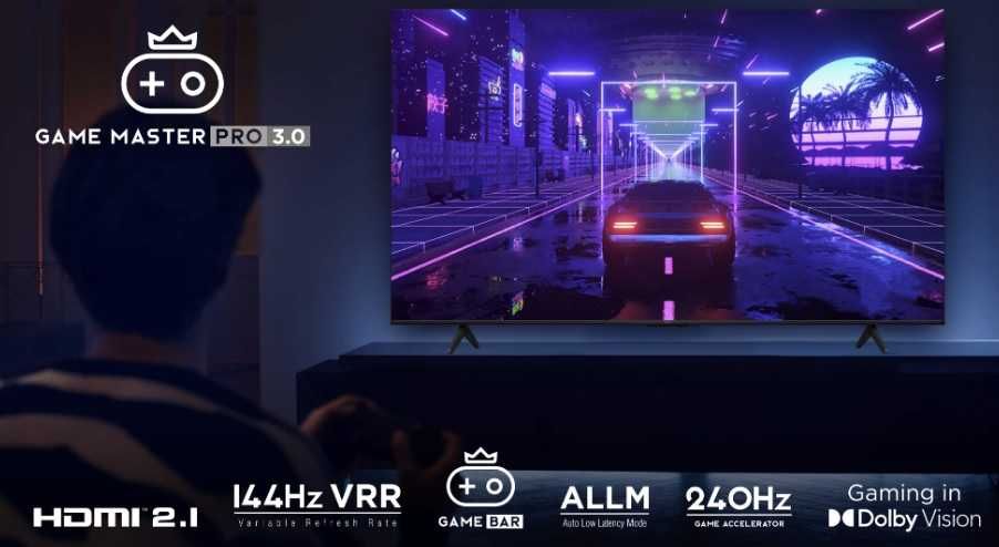 Telewizor TCL 75V6B: LED 4K Wifi, Smart - Google TV HDMI 2.1 DVB-T2,