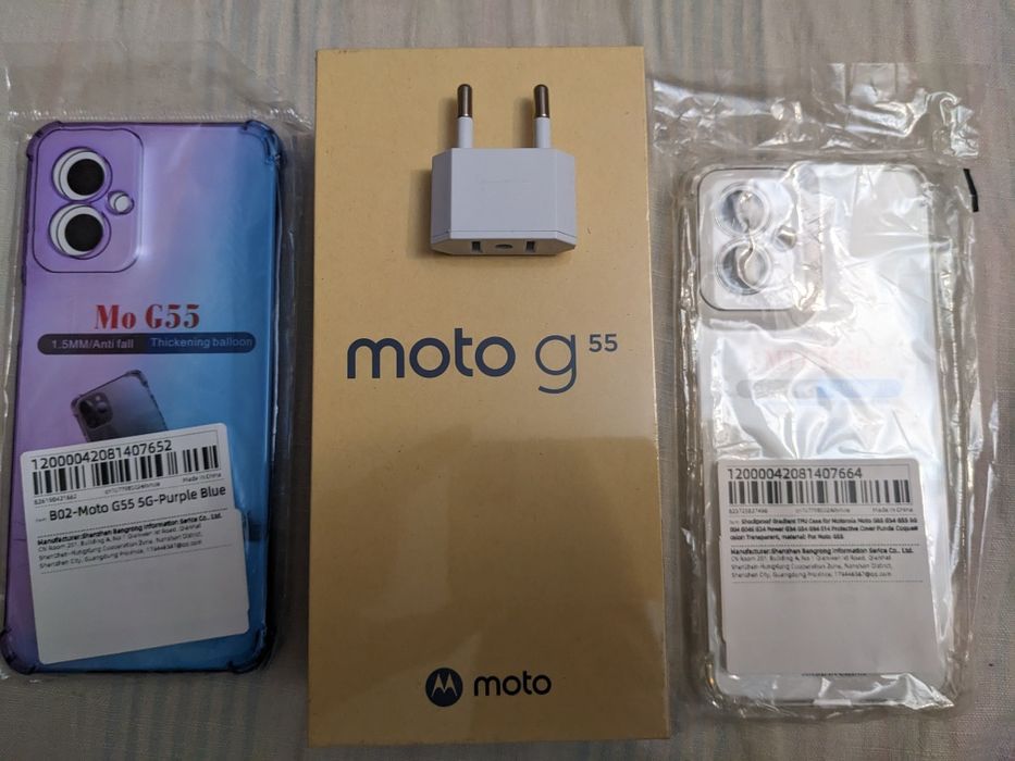 Новий Смартфон Motorola MOTO G55, 8/256, (6,5", 120 Гц Full-HD) Lenovo