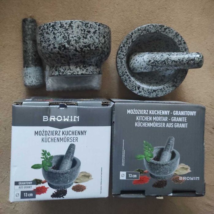 Гранітна кухонна ступка з товкачем Biowin 312008