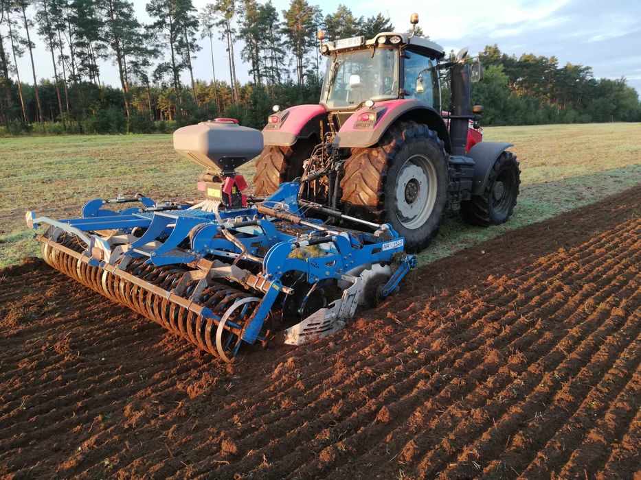 Talerzowanie siew poplonów - usługi rolnicze