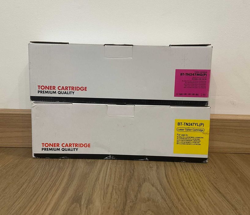 2 Toners C ompatíveis TN247 p/ Brother MFC-L3560CDW Novos