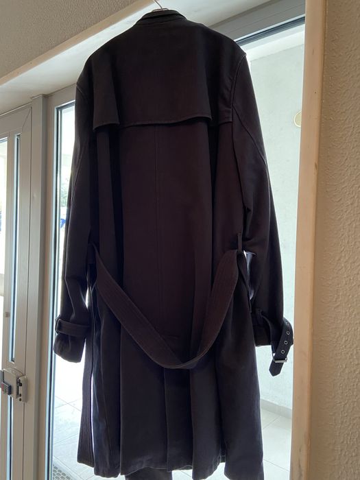 Gabardina azul/cinza