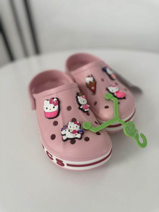 Рожеві крокси Crocs Bayaband C8 C9 C10 C11 C12 C13 J1 J2 J3