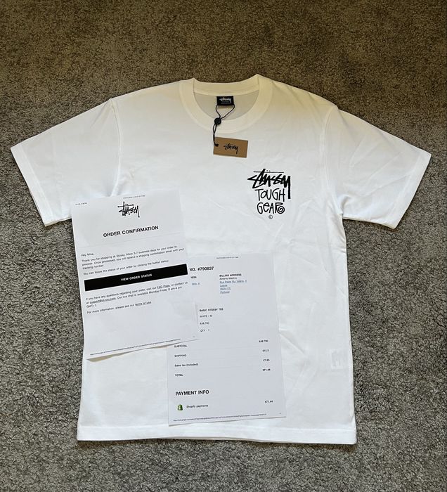 Tshirt branca Stussy tamanho M