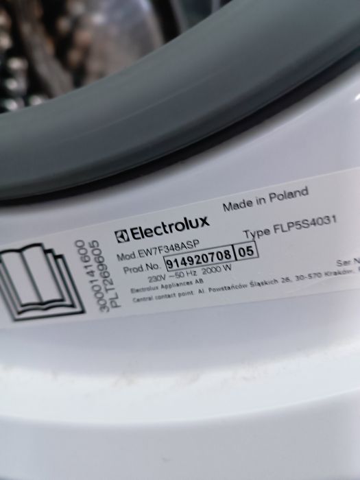 Pralka Electrolux 700 SteamCare EW7F348ASP 8 kg