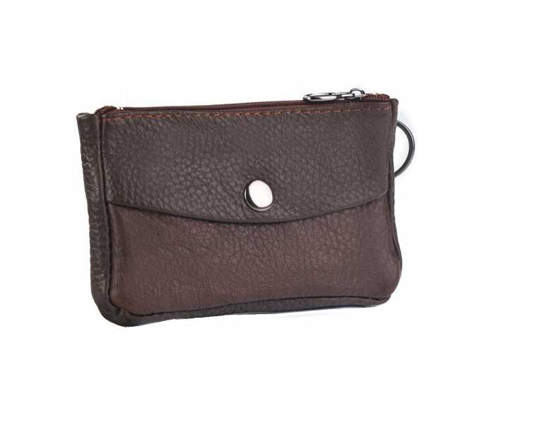 Etui na klucze ze skóry naturalnej brązowe kluczówka kolory