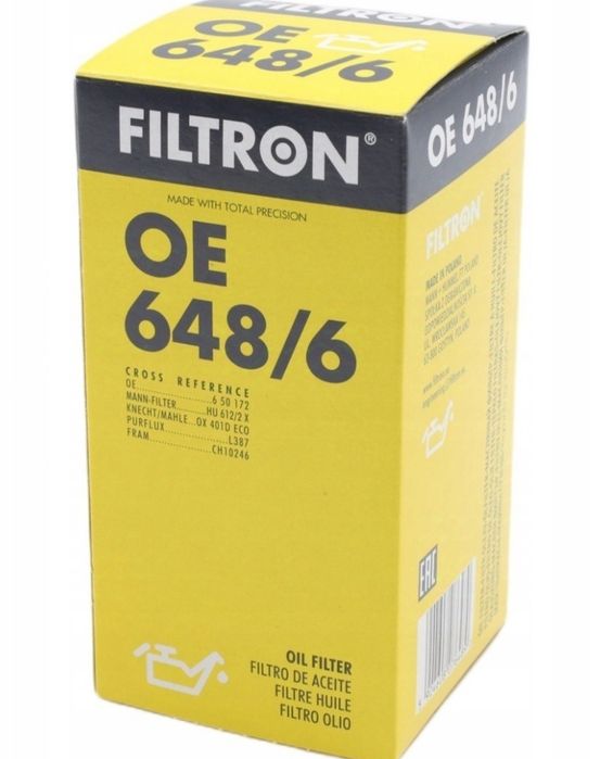 Filtr oleju Filtron OE648/6 Opel Astra