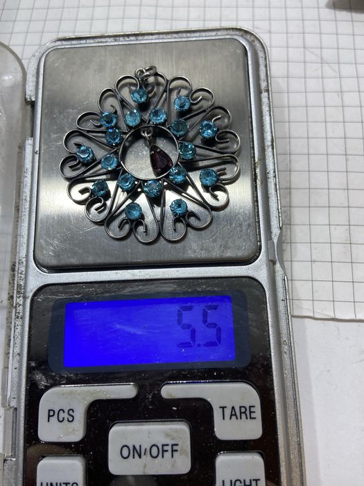 Підвіс Харків срібло 875 проба, сніжинка