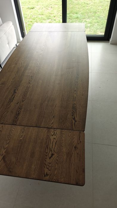 Stół loftowy stolik drewniany dębowy jesionowy loft blat z dostawkami