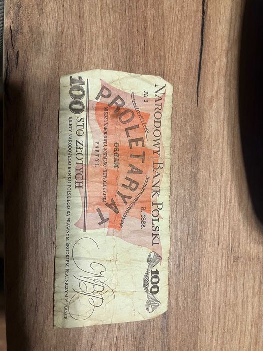 100 Zł Ludwik Waryński 1988 Seria TC
