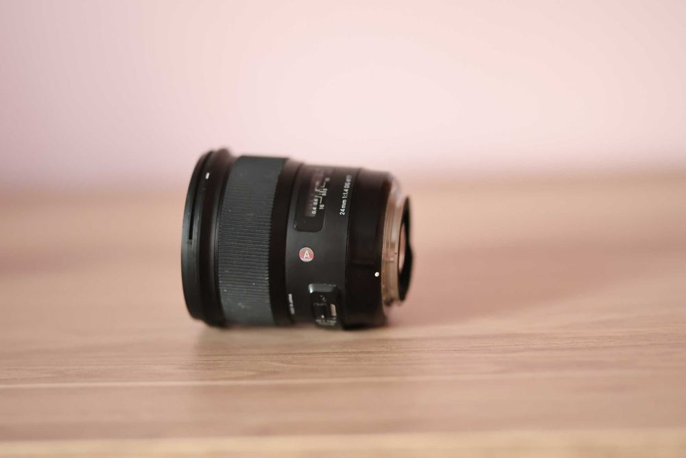 Obiektyw Sigma DG Art 24 mm f. 1,4  EF Canon *jak nowy