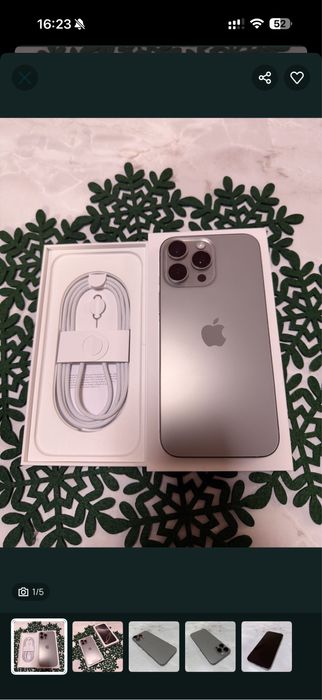 Iphone 16 pro max 256 gb