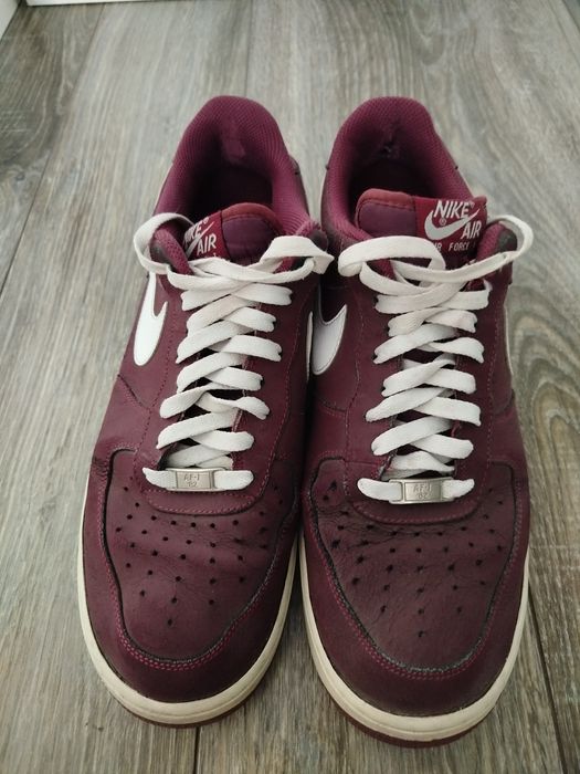 Buty Air Force 1 44,5 Bordowe