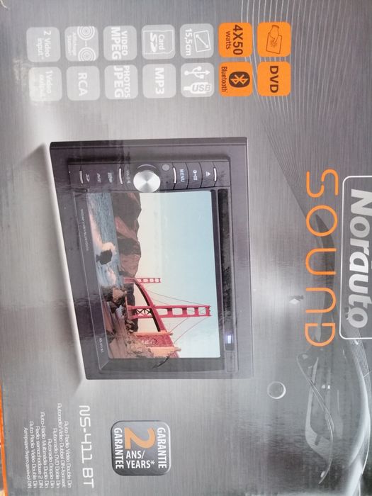 Radio 2 din Norauto DVD 4x50 Wat