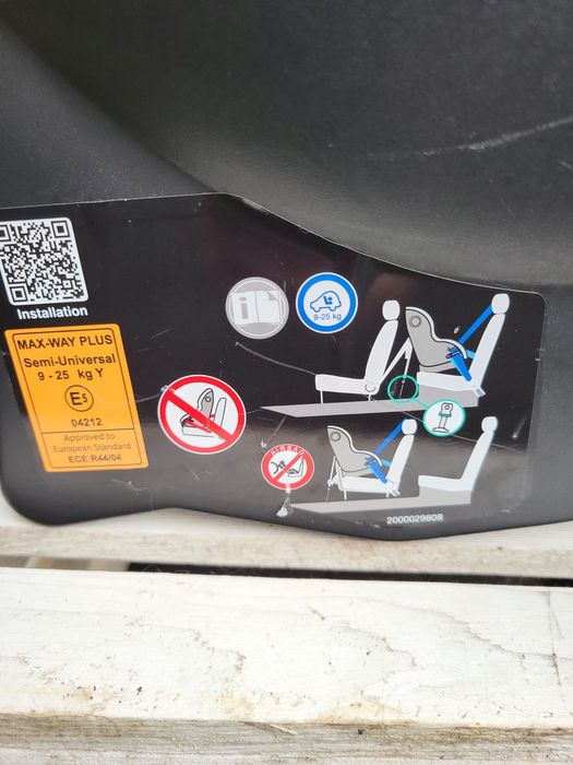 Fotelik RWF Britax Romer Max-Way do 25 kg  do 6 rż