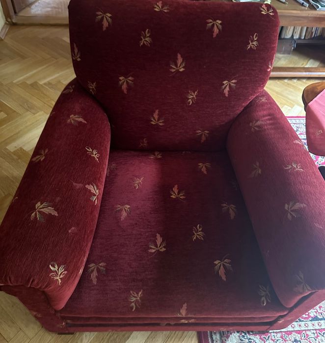 Zestaw mebli antycznych sofa kanapa fotele