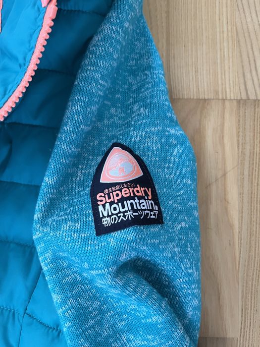 SuperDry. Kurtka bluza softshell.pikowana.rower narty