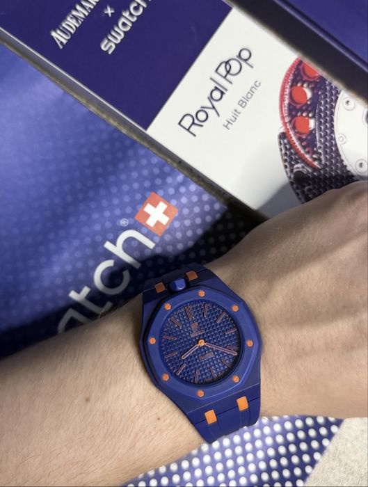 Карманные часы Swatch x Audemars Piguet Royal Pop 1:1