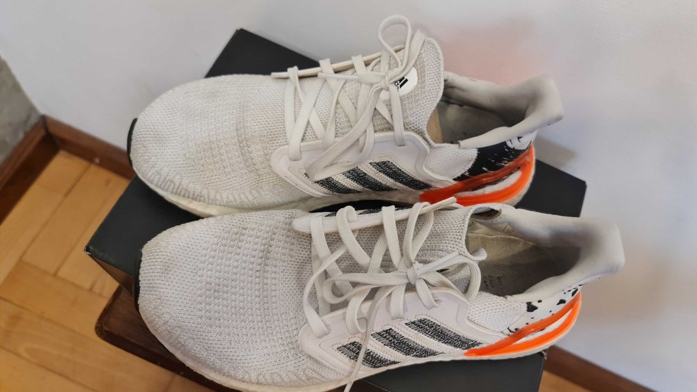 Adidas Ultra Boost 20 Białe Buty Do Biegania roz. 40.2/3