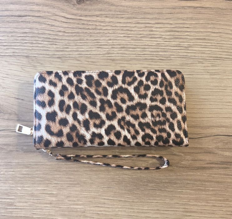 Portfel Damski w Panterkę Jaśniejszy