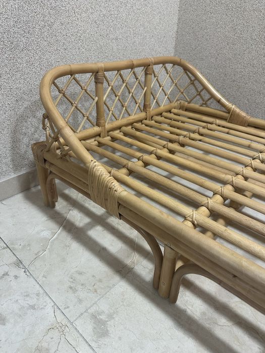 Cama rattan criança