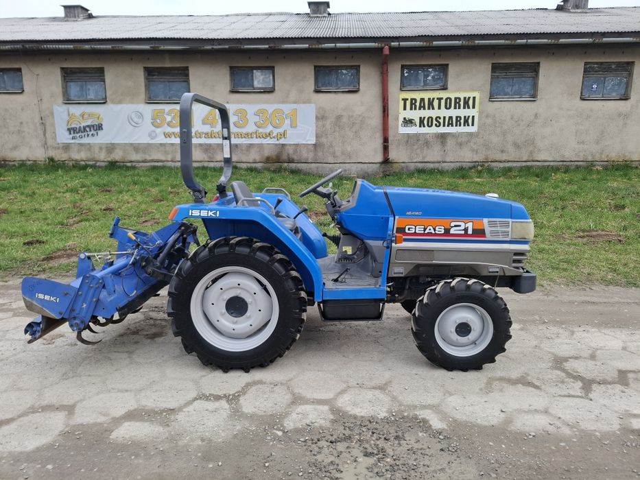 Traktorek japoński 4x4 Iseki Geas 21 śliczny wspomaganie rewers