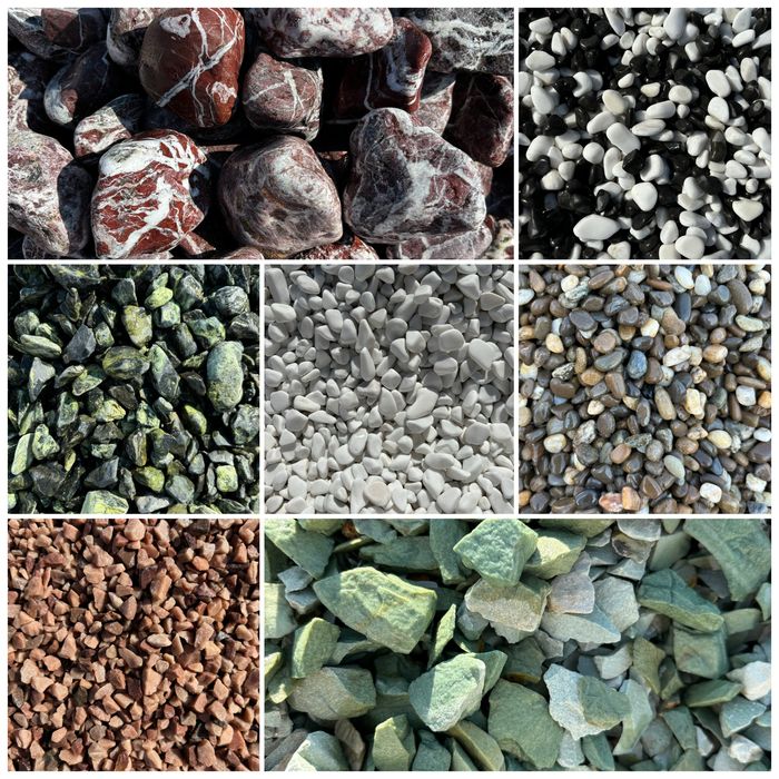 Камінь для ландшафту габіонів бані мармурова кварцитова крихта тассос