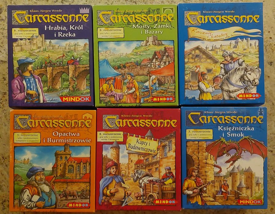 Carcasone - opakowanie po dodatkach