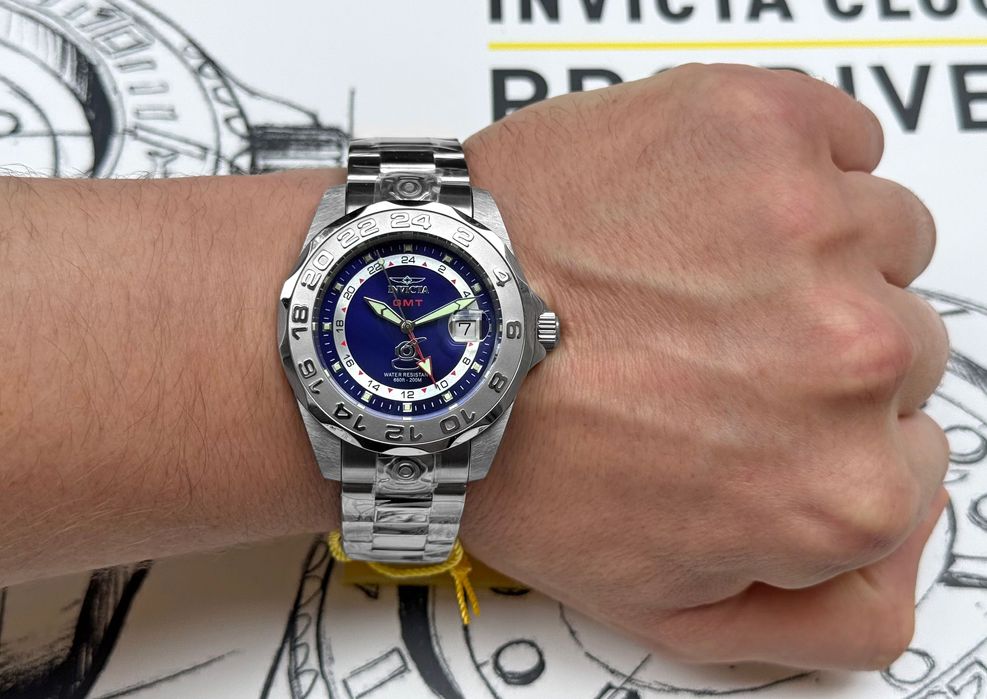 Годинник Invicta 5124 Pro Diver Master of Ocean 44 mm. GMT 200 MT