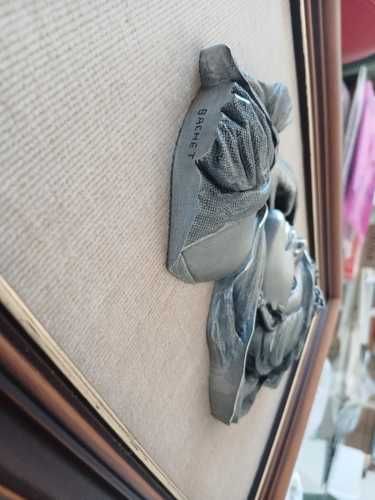 Quadro com motivo 3D em estanho. Anos 60 estado excelente.64730012275969123