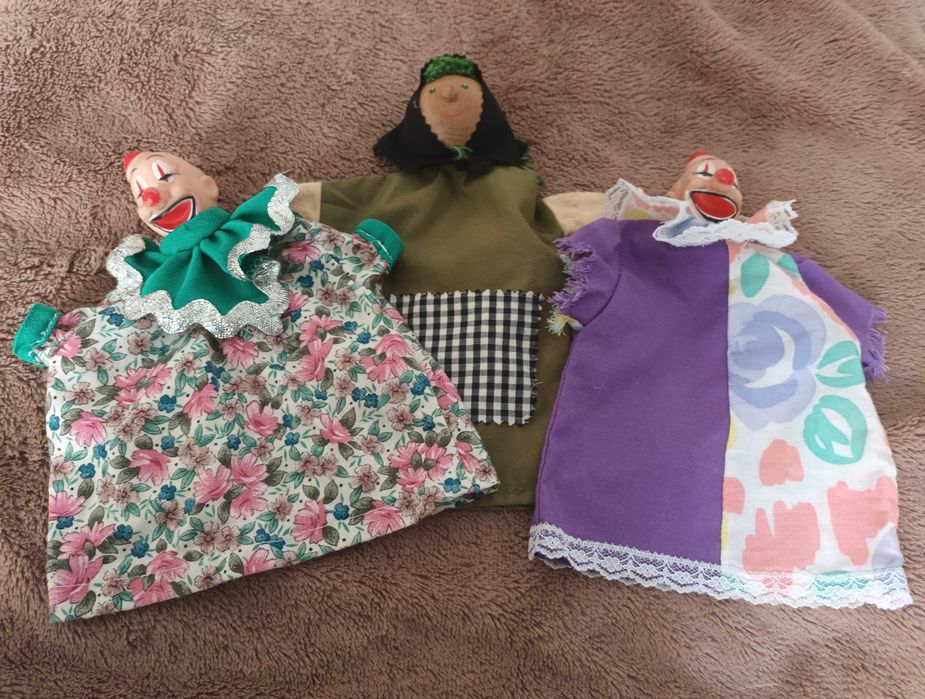 Conjunto de 3 fantoches