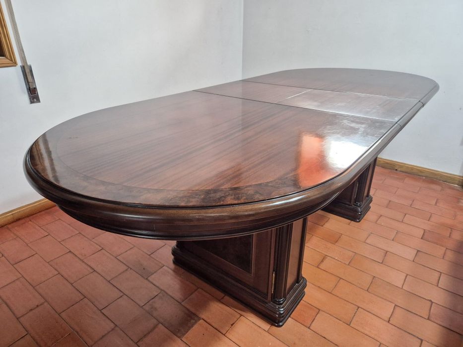 Mesa de jantar extensível + 6 cadeiras