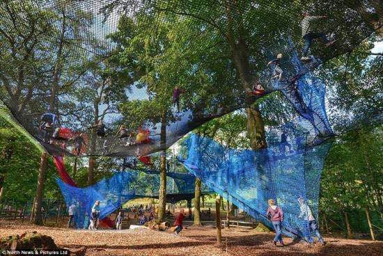 Защитная сетка для детских игровых лабиринтов и спортивных комплексов