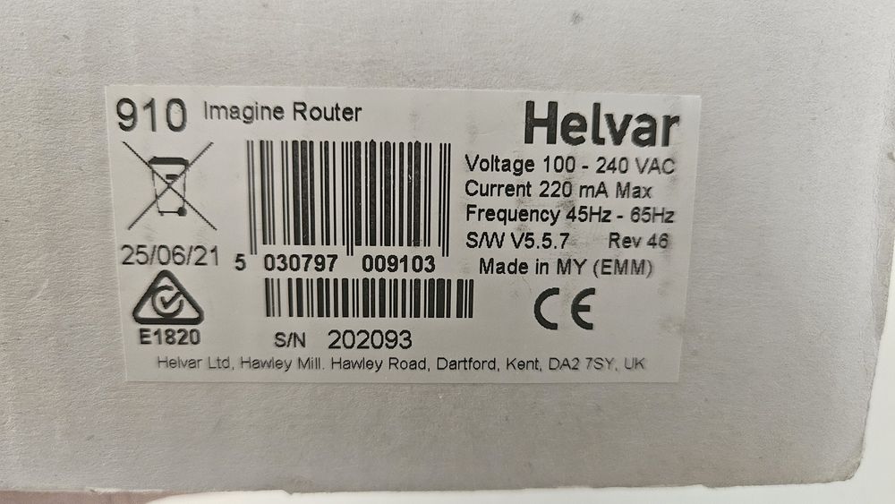 Router Dali Helvar 910