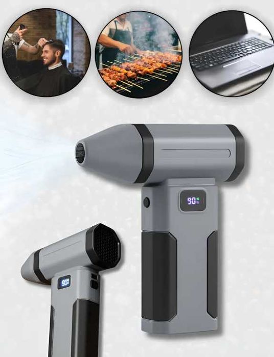 Mini Soprador Ar Secador Turbo Jet Fan Novo