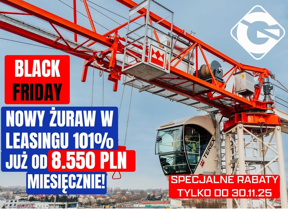 Żuraw wieżowy TEREX CTT 91-5 TS12 - Kup w cenie netto!