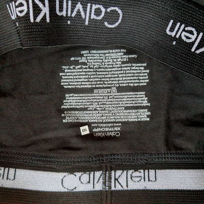 3- pak CALVIN KLEIN SLIPY 3 sztuki czarne U2661G XWB XS