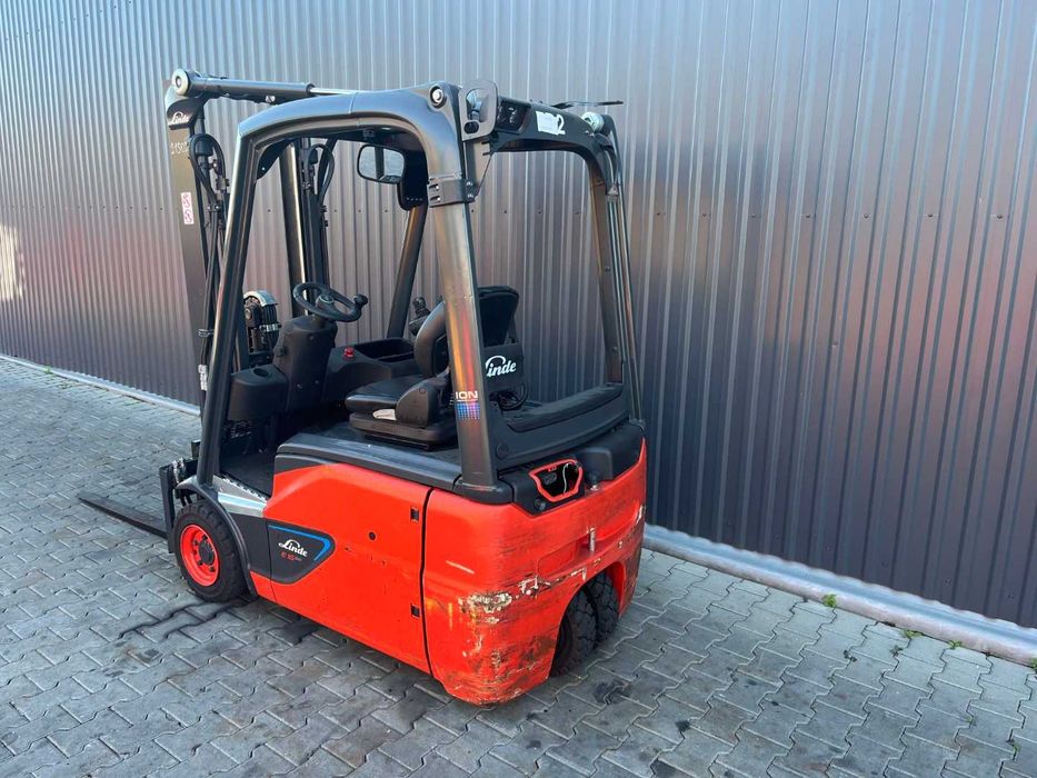 Wózek widłowy Linde E16-02 Duplex Przesuw 3/4 sekcja 2080 H 2021 rok