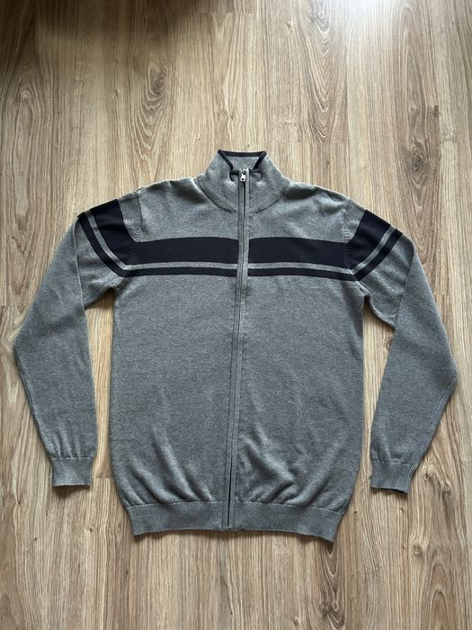 Sweter ze stójką z golfem golf męski bawełna bawełniany nowy M