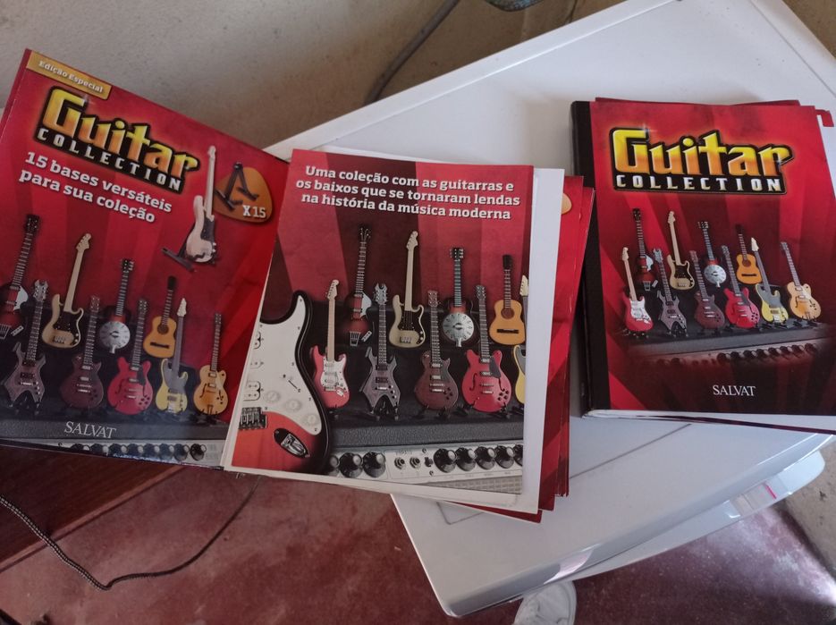 Guitarras miniatura - colecção completa com miniaturas e livros...