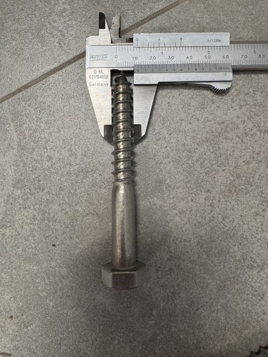 Wkrety do drzewa nierdzewne A2