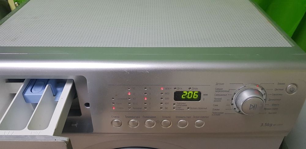 Пральна машина б/в Samsung 3.5 kg 1000об/хвил дисплеєм часу mod.WF0