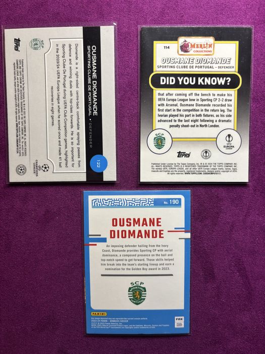 Cartas Diomande Sporting rookie