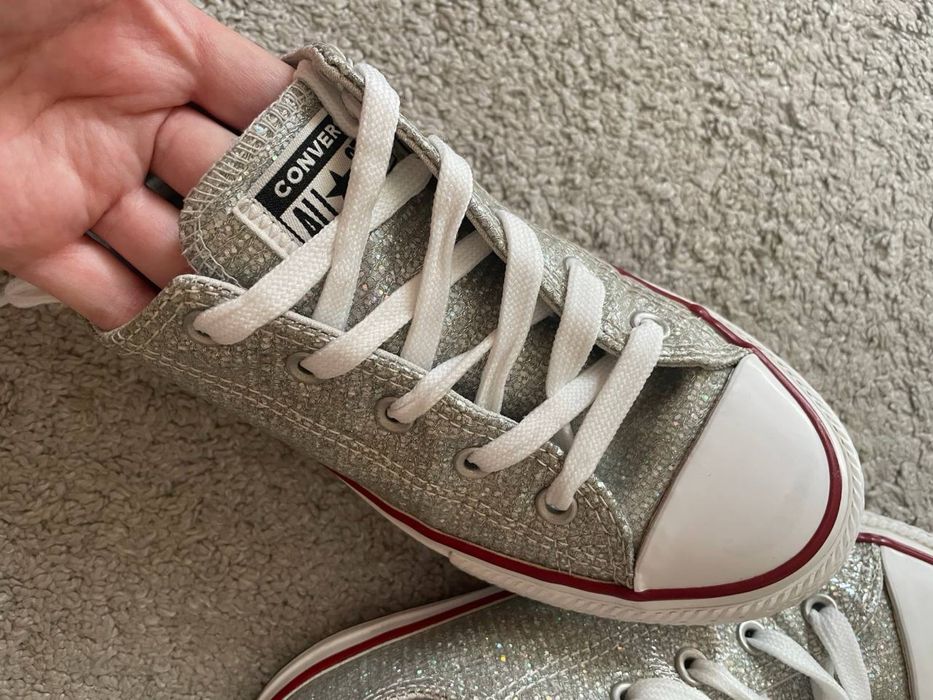 Оригінальні кеди CONVERSE All Star сріблясті